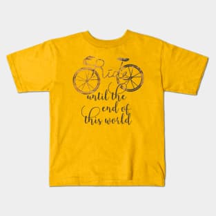 t-shirt cycling travel Kids T-Shirt